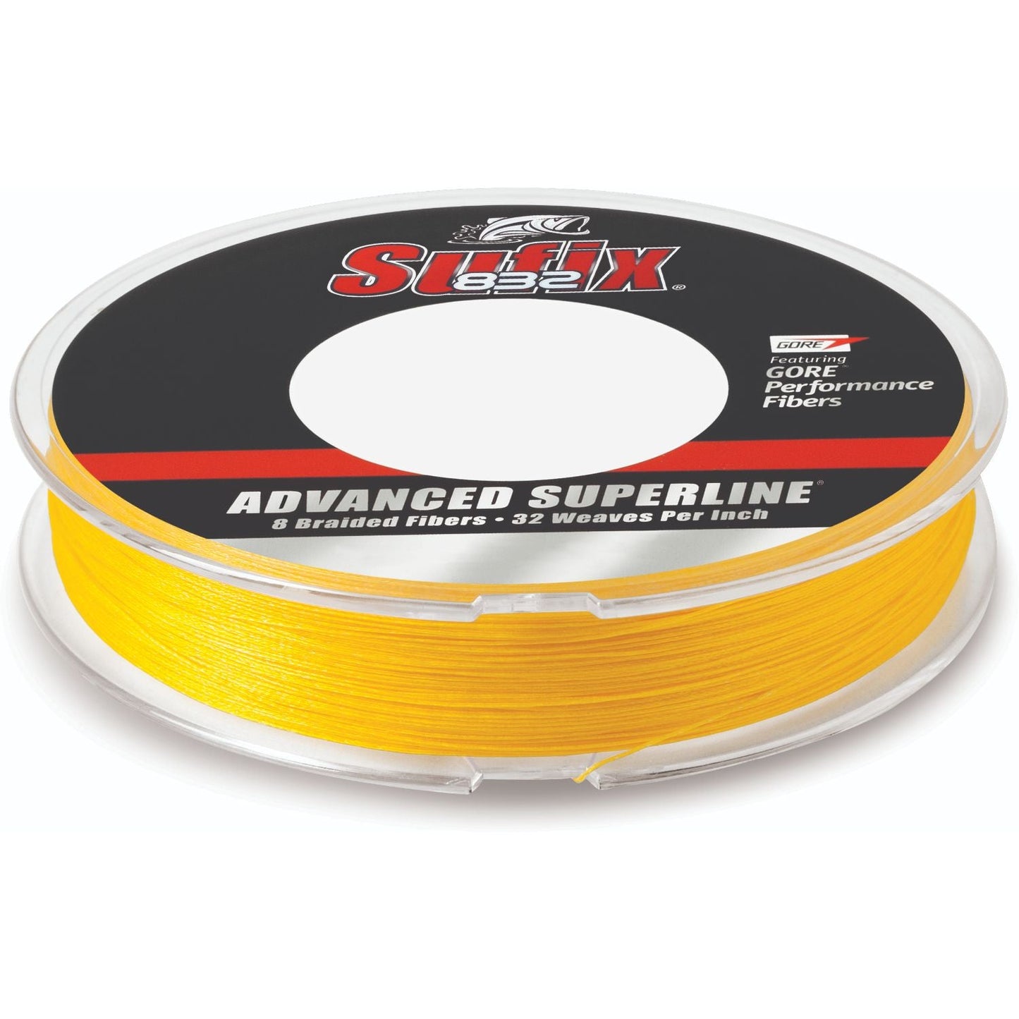 10LBS HiVis Yellow 300Yds Sufix Advanced Superline Braid