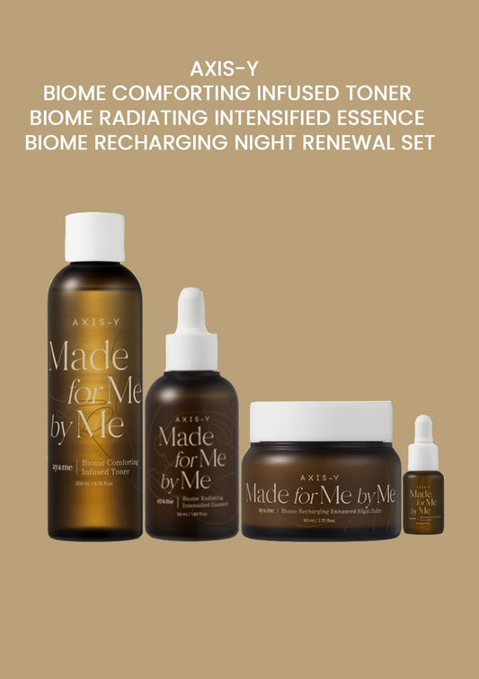 [AXIS-Y] Biome Comforting Infused Toner | Radiating Intensified Essence | Recharging Night Renewal Set