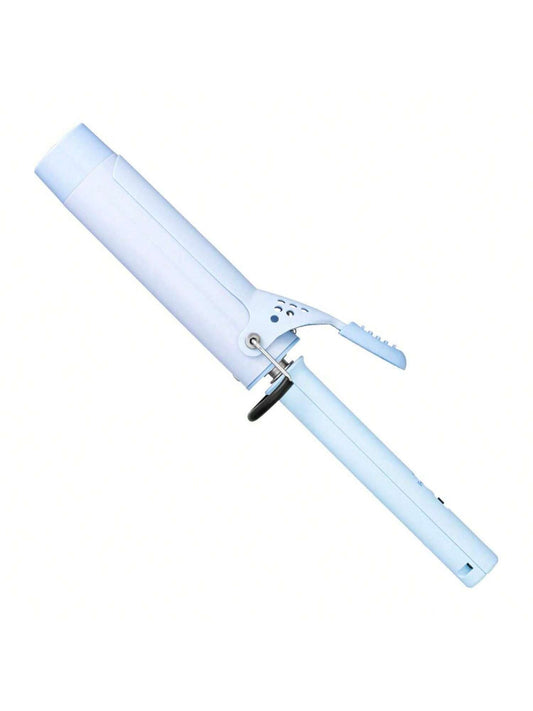 YONGSTYLE Professional GlamWave Ceramic Ing Iron, Natural S, Hair Er, Ing Wand, Available In USA 1.4 Inch, Creamy Blue