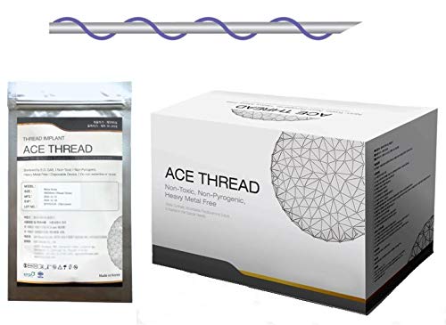 ACE PDO thread lift KOREA face/whole body - Mono Screw Type (100pcs) - 12 sizes (26G90)