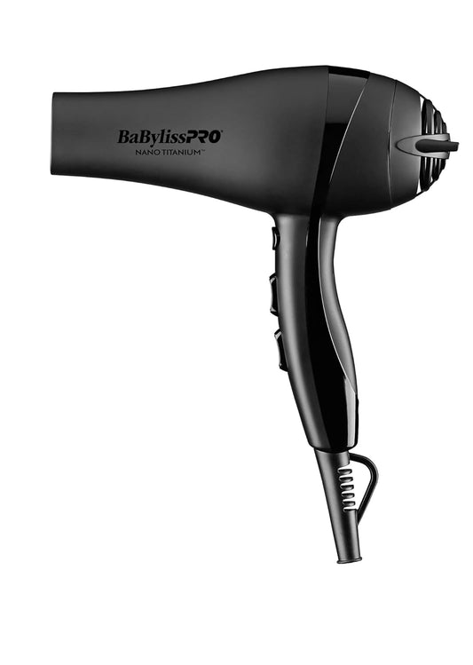 BaBylissPRO Hair Dryer, Nano Titanium 2000-Watt Blow Dryer, Professional/Ionic