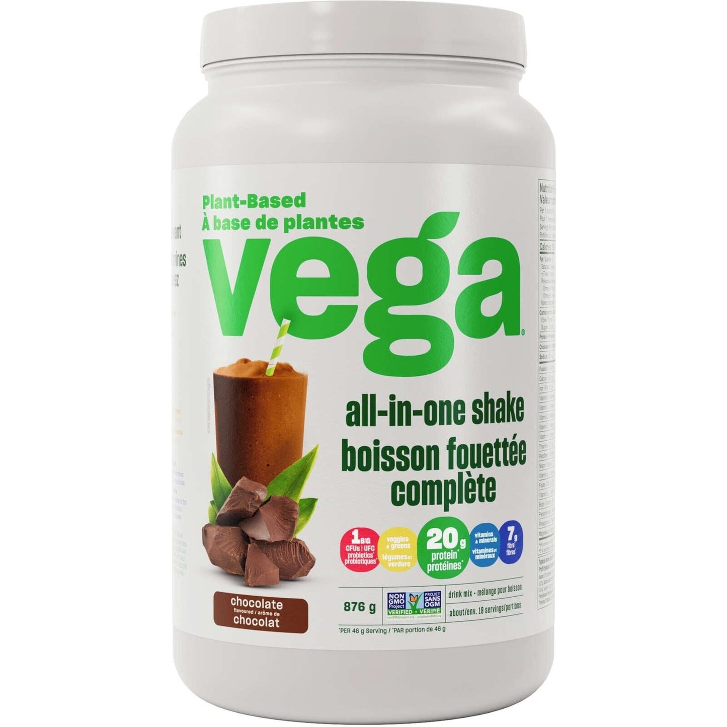 Vega One All-In-One Protein Powder Tasty Twist Power Real Nutrient 876g NEW