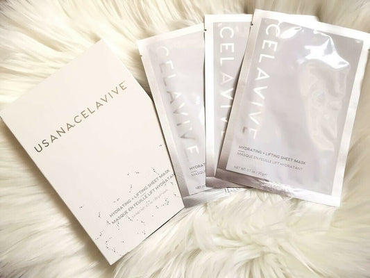 3 pack of USANA Celavive Hydrating and Lifting Sheet Sheet Mask 9 masks total