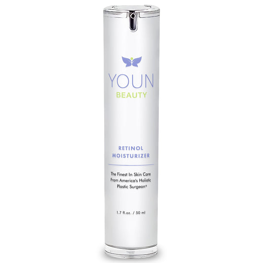 YOUN Beauty 2.5% Retinol Night Cream Moisturizer for Face by Dr. Anthony Youn – Paraben-Free Face Moisturizer with Vitamin B5 & E, Hyaluronic Acid, and Green Tea for Skin Renewal and Anti-Aging, 50 ml