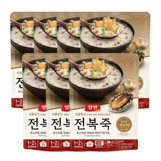 [ 7 Packs] Yangban Abalone Rice Porridge (pouch porridge) 420g