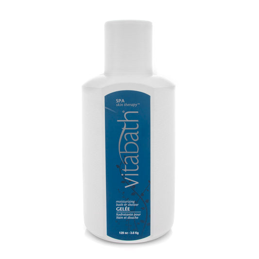 Vitabath Spa Skin Therapy Moisturizing Bath & Shower Gel Wash Nourishing Replenishing Oils Deeply Hydrate Dry Skin - Reviving Body Cleanser & Foaming Gelee, Cruelty-Free - 128 oz