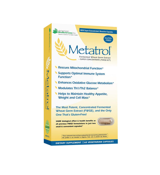 American BioSciences Metatrol,  60 Vegetarian Capsules, 41mg of FWGE-SC per Serving (1)