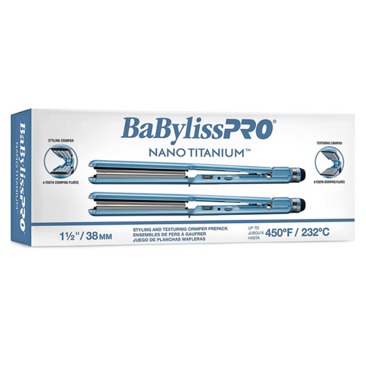 BabylissPro Nano Titanium Crimper Duo(4-Tooth/8-Tooth)