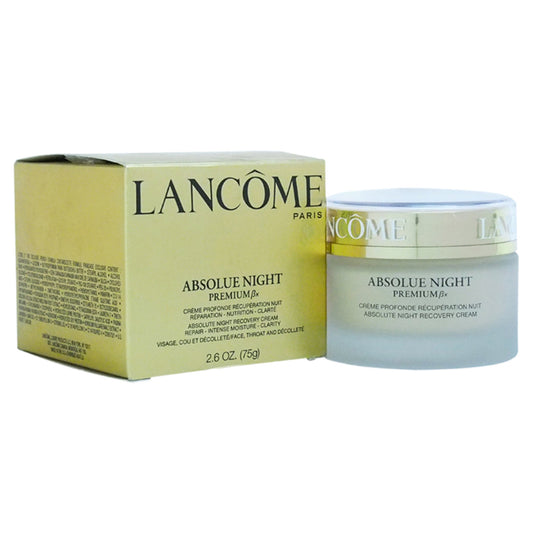 Absolue Night Premium Bx Absolute Night Recovery Cream (Made In USA) by Lancome for Unisex - 2.6 oz Cream