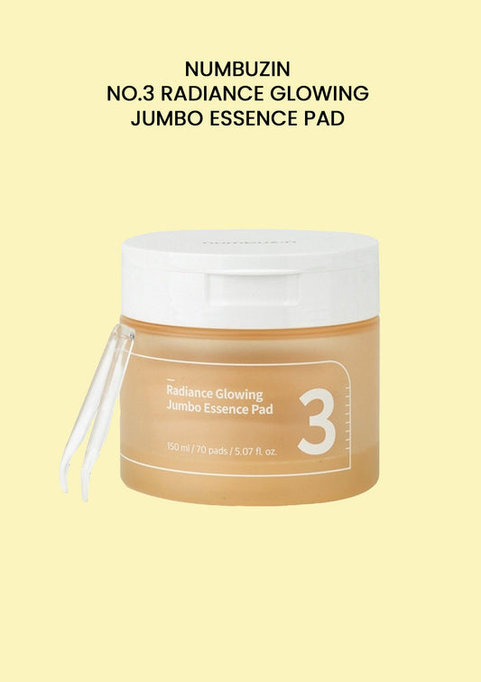 [NUMBUZIN] No.3 Radiance Glowing Jumbo Essence Pad 150ml (70 Pads)