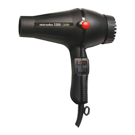 Twin Turbo 3200 Professional Dryer Black 1900 Watts
